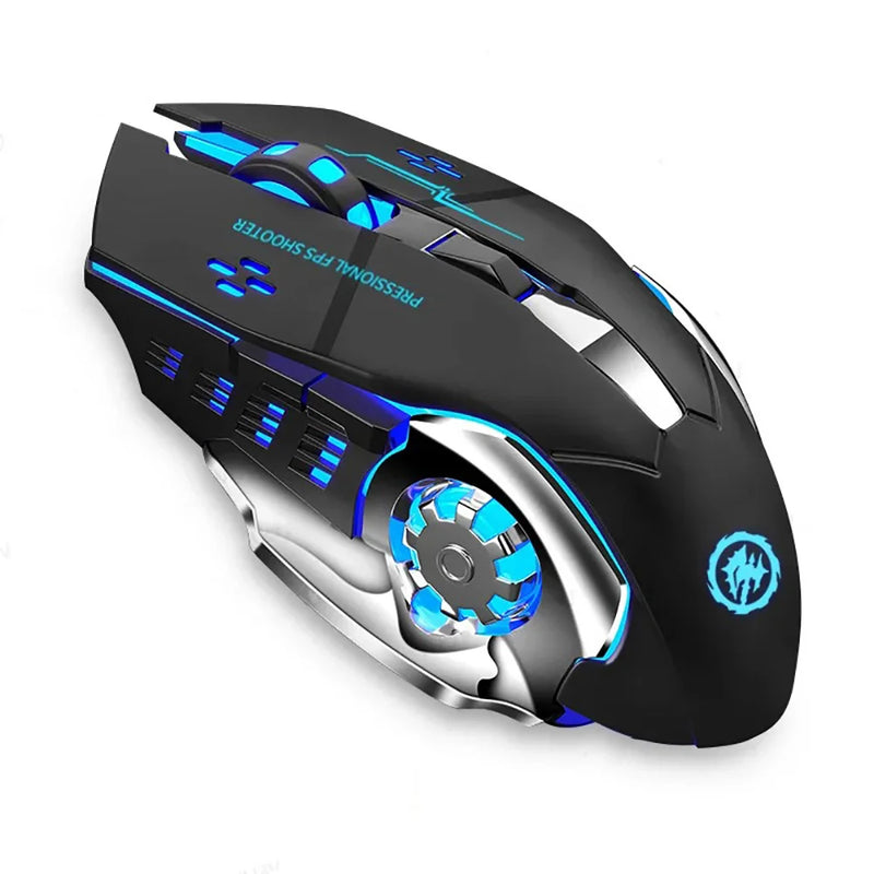 Mouse sem fio bluetooth para computador de jogos