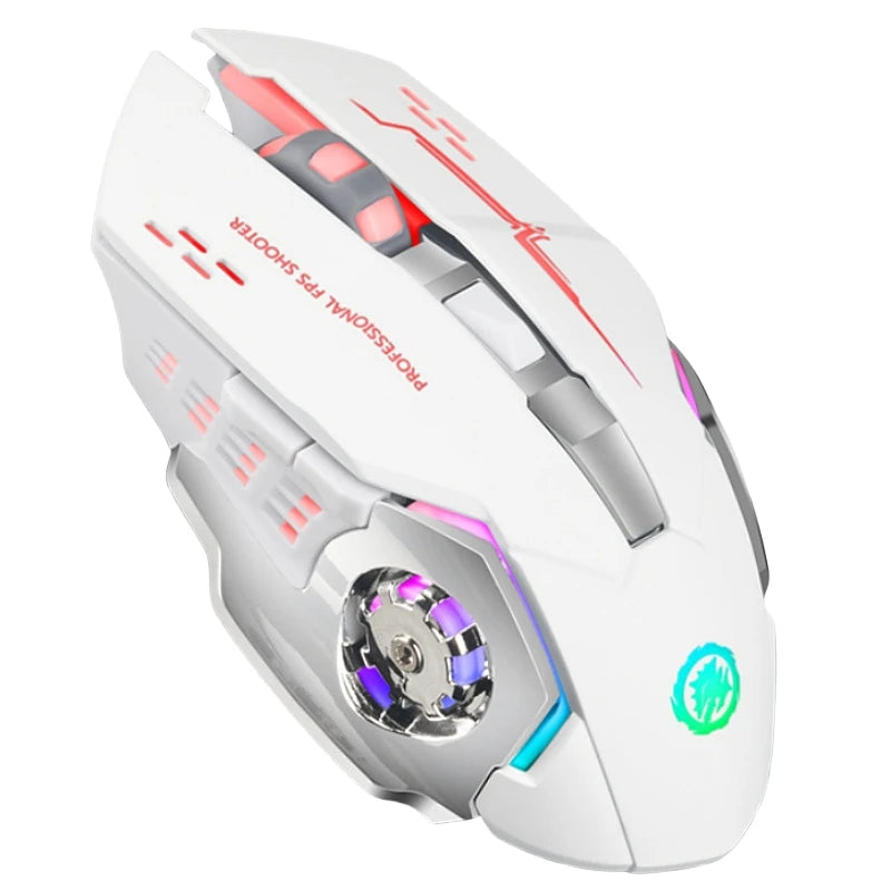 Mouse sem fio bluetooth para computador de jogos