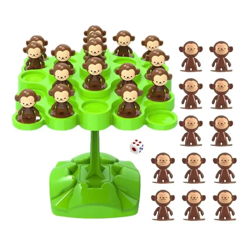 Creative Balancing Tree Toy Digital Monkey Balance Scale Educational Number Board Game Kids Learning Toys Montessori Math Toy