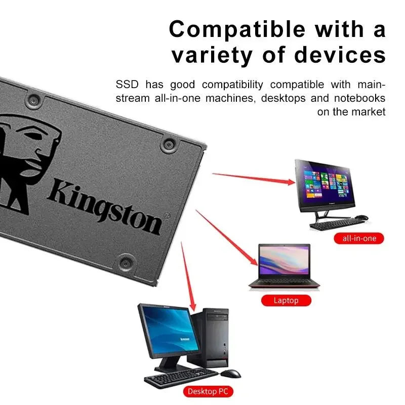 Kingston SSD Internal Solid State Drive A400 960GB 480GB 240GB 120GB 2.5 Inch SSDs SATA III HDD Hard Disk for Laptop Desktop PC